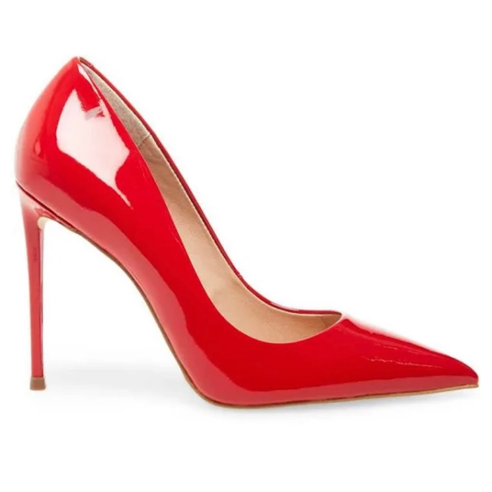 Red Steve Madden Pumps / Red Pointed Toe Heels